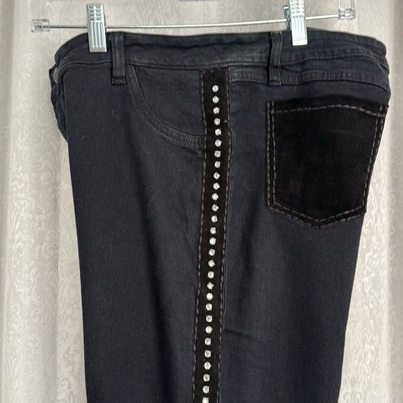 BRAZIL ROXX STRETCH RHINESTONE EMBELLISHED JEAN SZ: 14 - Picture 4 of 7